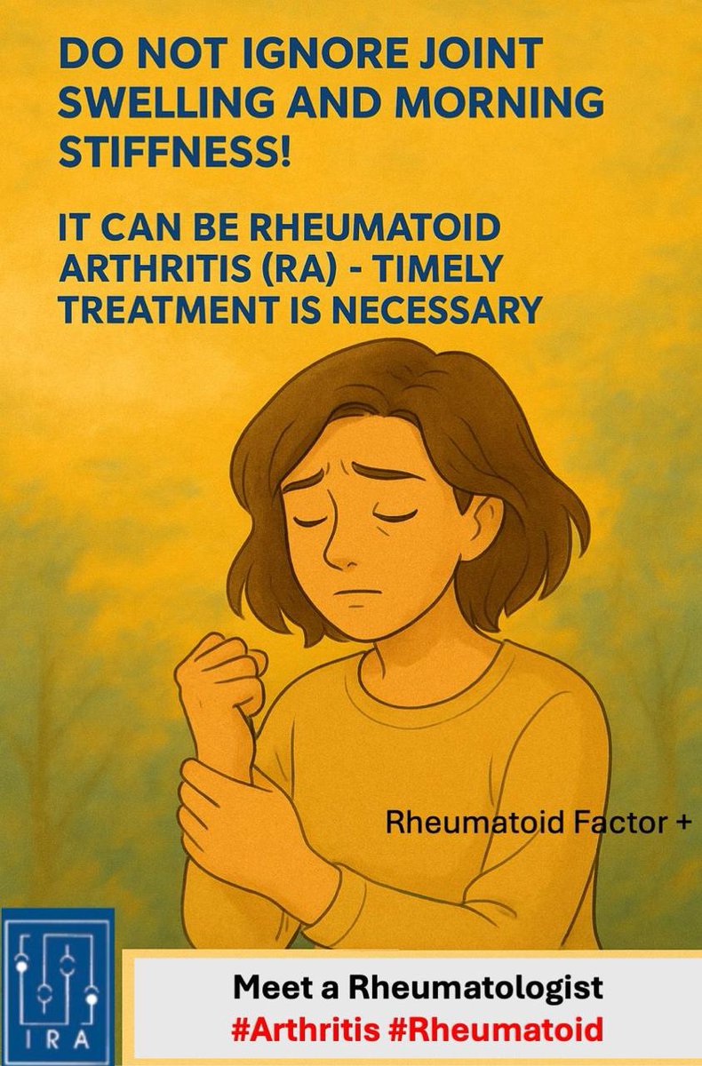 DrVarshaBh88235's tweet photo. April..Rheumatology awareness month! Our Indian Rheumatology Association's initiative is to spread awareness about rheumatic diseases in all corners of the country. @IndianRheum @DurgaPrasannaM1 @Amansharmapgi #Rheumatologyawareness #HithardHitearly #RheumTwitter https://t.co/Zz1akY8Pum