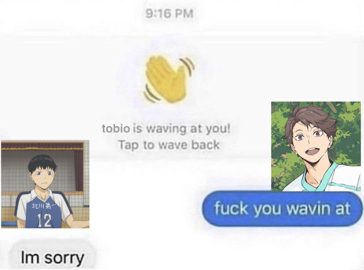 tobio getting social media for the first time and oikawa being the first person he adds