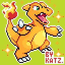 KatzuyaSagara's tweet photo. Shiny Charmeleon!
I missed doing #pixelart 
Do you want to see more of this in the future?

#Pokemon #Aseprite #practice https://t.co/wUNcBy38G0