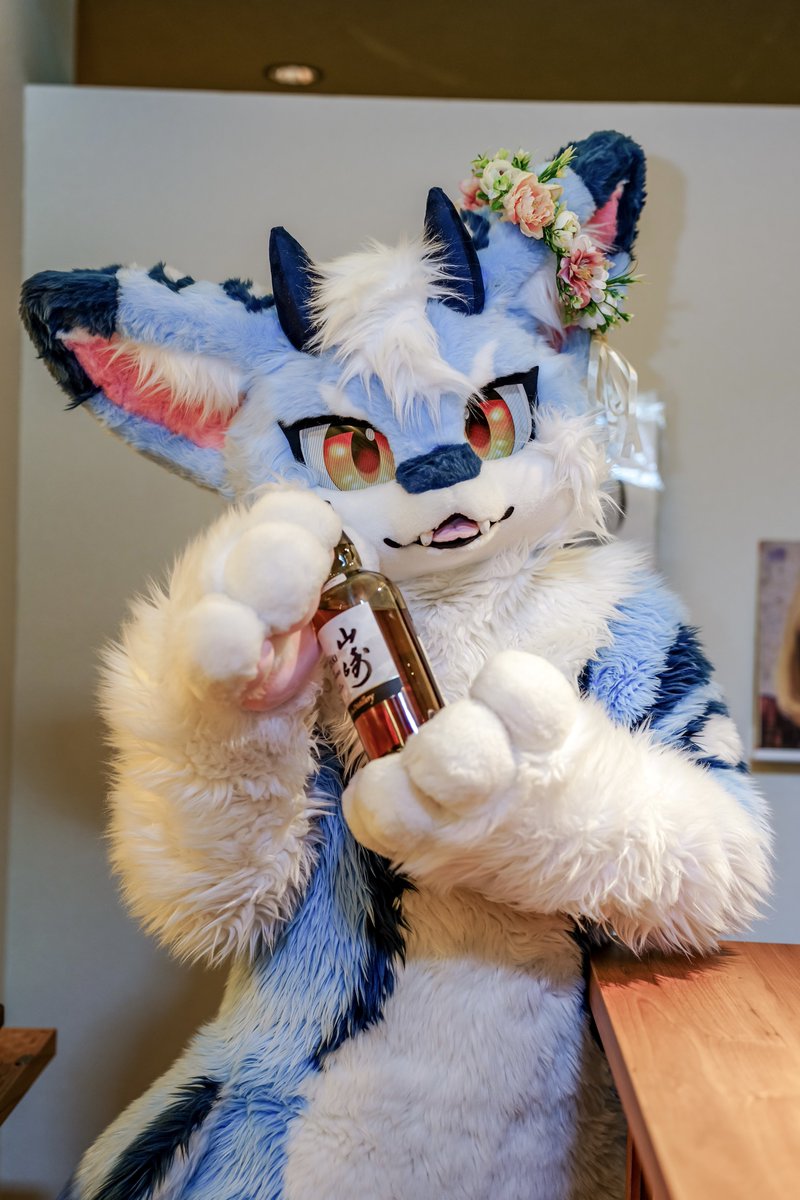 これおいしいんだって！
いっしょにのもうよ！

#ケモノをみて今週もがんばりマンデー
#ぬくモフ0