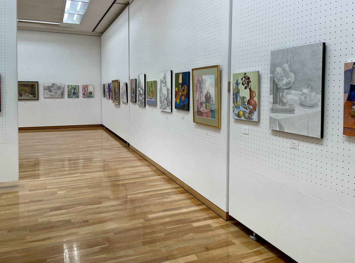 youga_art's tweet photo. #世田谷美術館 区民ギャラリーにて開催の、絵画教室 #用賀アト���エ の受講生・講師による教室の展覧会『用賀アトリエ展』は昨日、無事終了致しました。6日間で676名の皆さまにご来場頂きました。ご高覧有難うございました。 https://t.co/05BERnPEXZ