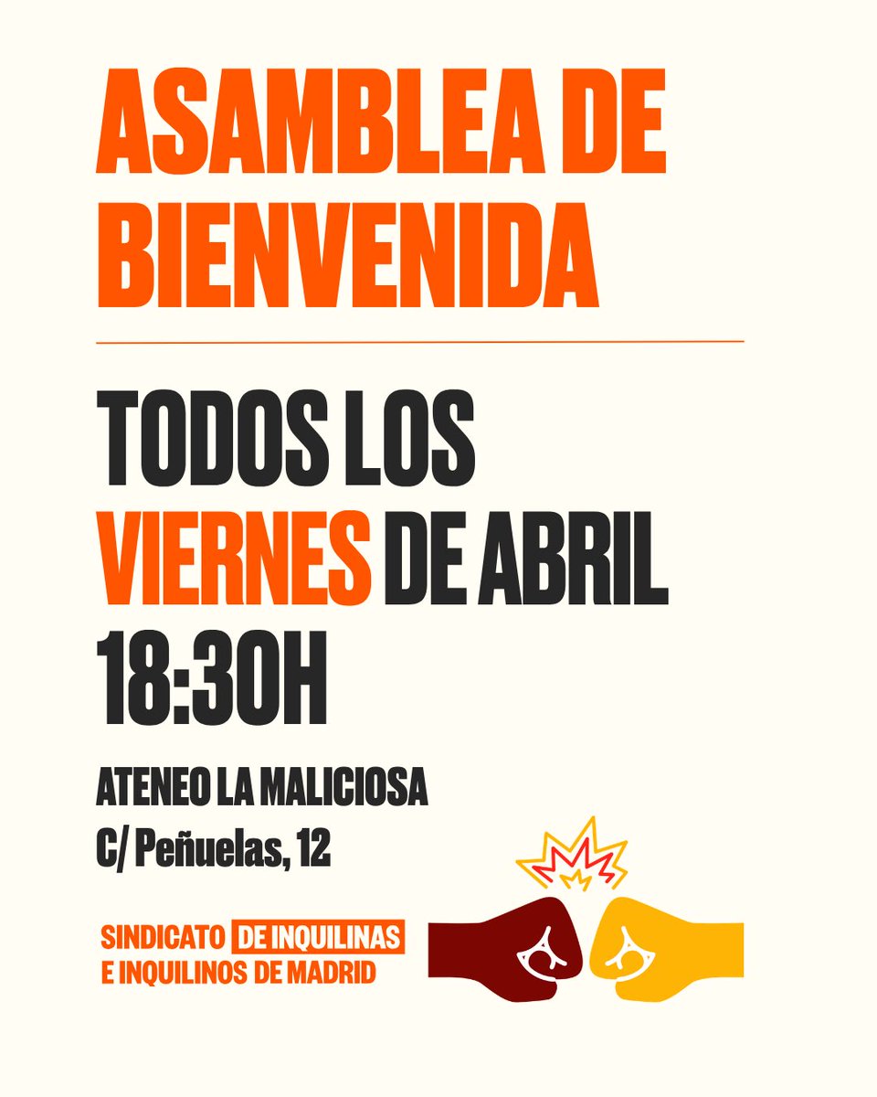 Sindicato de Inquilinas e Inquilinos de Madrid tweet media