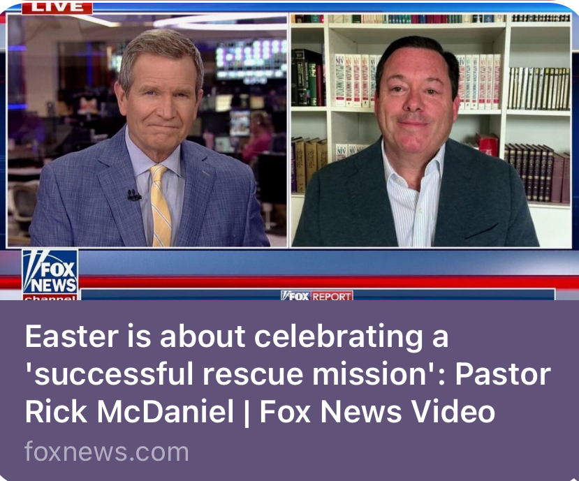 The remarkable rescue mission of the lost airman in Iran is an amazing and uplifting story. I talked about it yesterday on my <a href="/FoxNews/">Fox News</a> interview. And the marvelous parallel to an even greater successful rescue. If you missed it you can watch it right here.
foxnews.com/video/63926177…