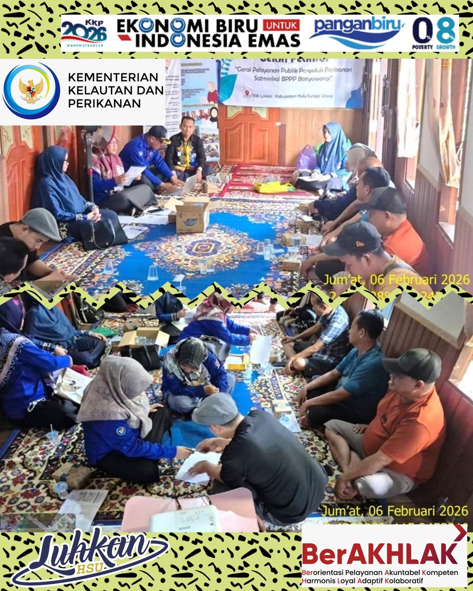 Wahyudi_Luhkan's tweet photo. Jum'at (6/2), Wahyudi Rachman, S.Pi, Luhkan Kabupaten HSU, memfasilitasi Akses Informasi "Pemasaran Produk Perikanan Berbasis Online" di Poklahsar Banua Lima 3, Kel. Kebun Sari, Kec. Amuntai Tengah
#GiatLuhkanSatminkalBWI #HuluSU #aksesinformasi https://t.co/rb5Ncx5Xis