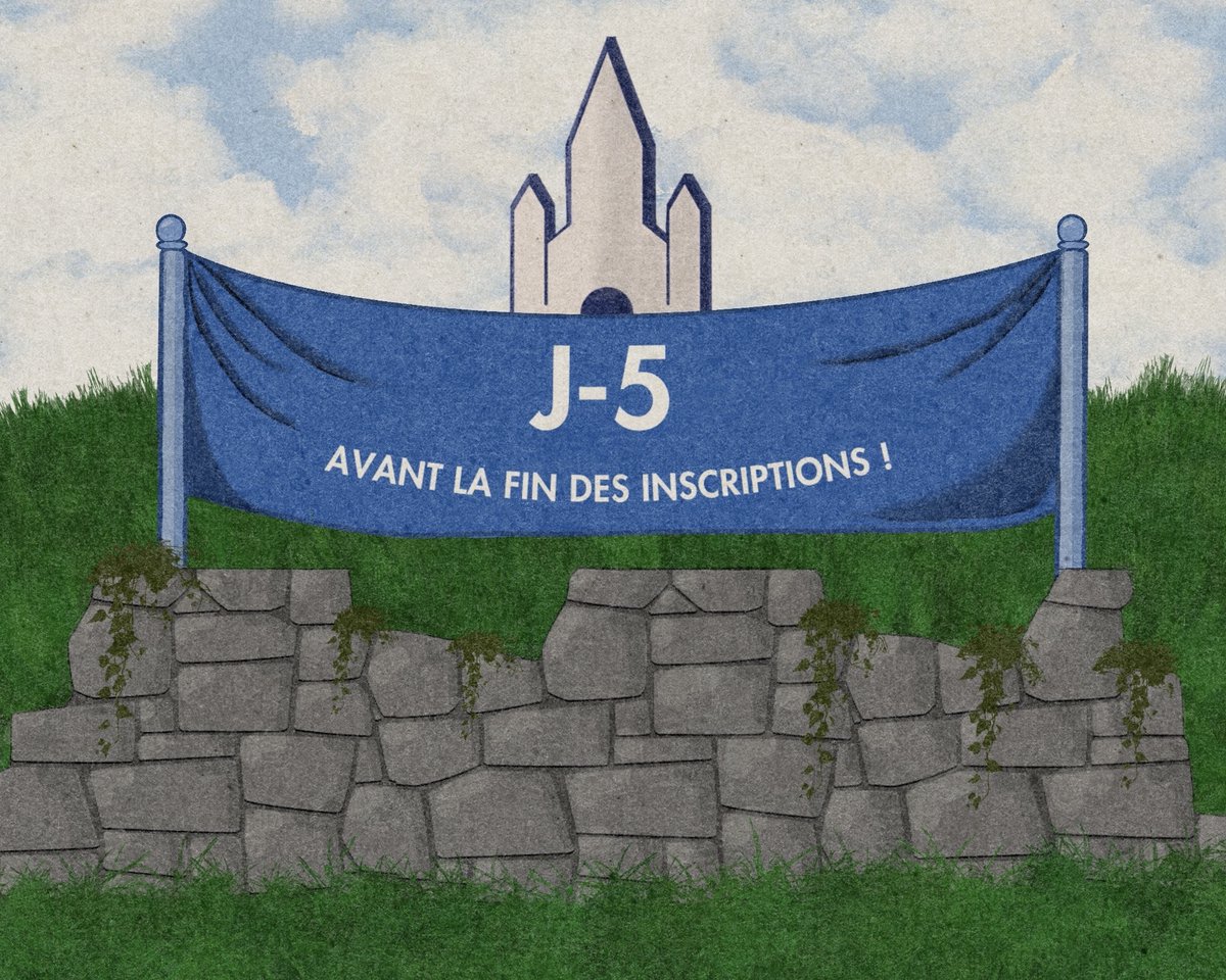 Que le temps passe vite n'empêche... 

Plus que cinq jours avant la fermeture des inscriptions pour le Dernier Rempart... Si j'étais vous je ne perdrez pas de temps et je cliquerais sur ce lien ➡️start.gg/dernier-rempar…

(À noter que le jeu concours est toujours en cours👀)