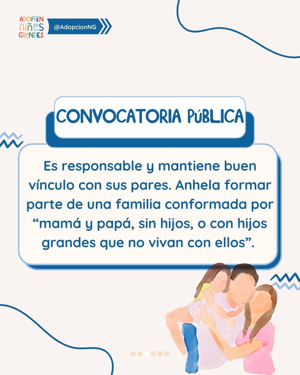 #AdoptenNiñesGrandes tweet media