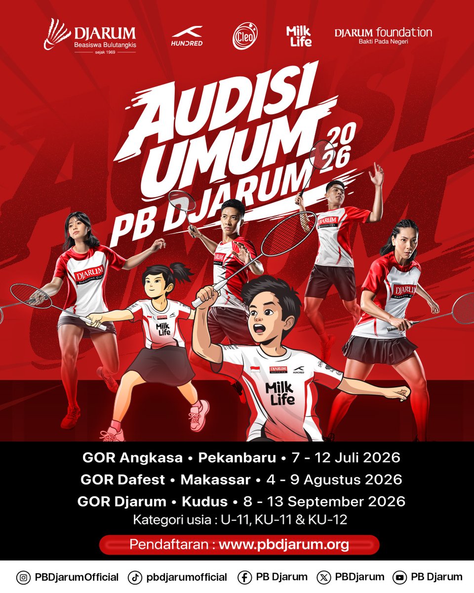 PB Djarum tweet media