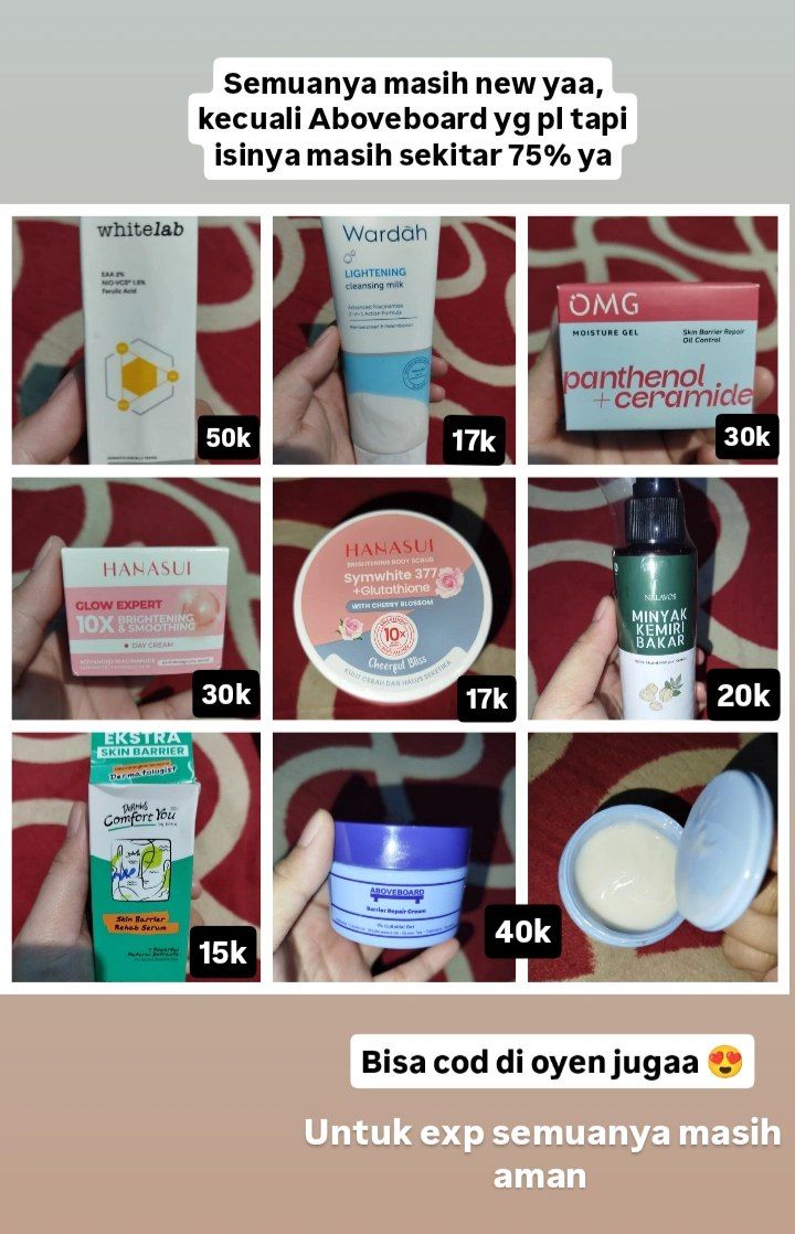 Nirfani1's tweet photo. @kkkiese Yuk kaka² dibeli skincarenya 😍 https://t.co/xtmLvmo8hu