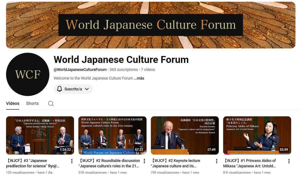 AEJEesp's tweet photo. También os compartimos hoy, en este lunes de vuelta a la rutina, una recomendación de nuestra presidenta Pilar Cabañas, por si os interesa😄

🎌🌐 El World Japanese Culture Forum impulsa la difusión internacional de la cultura japonesa a través de su canal oficial en YouTube https://t.co/n9Vc9JA1SH