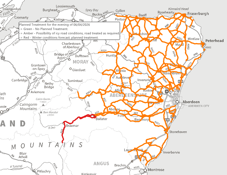 Aberdeenshire Roads tweet media