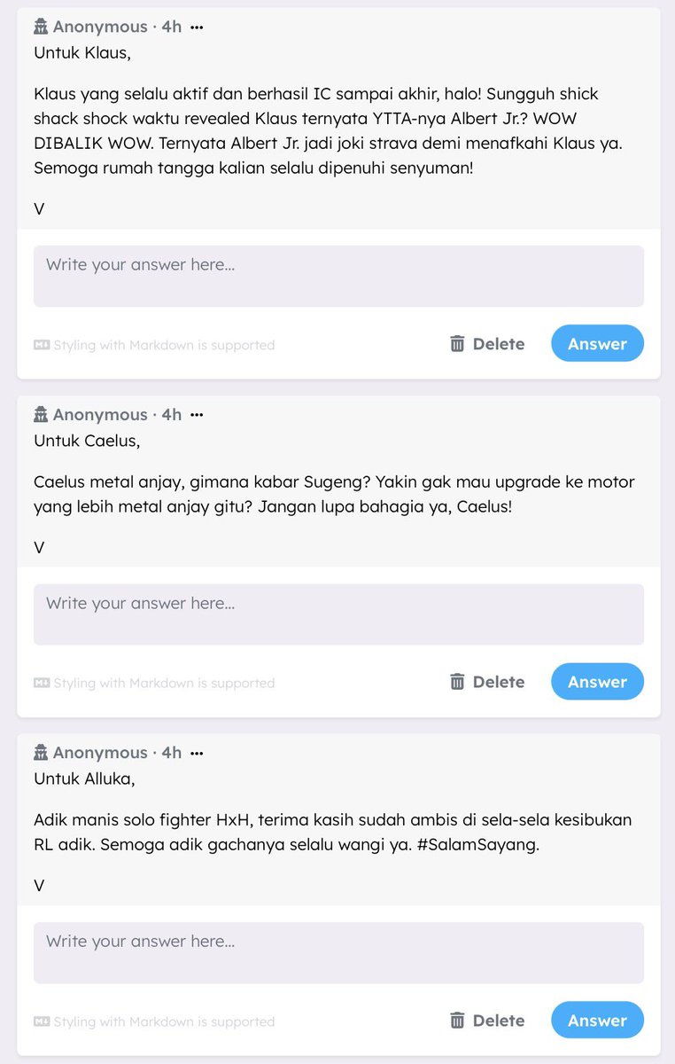CarrierAzure's tweet photo. Lalu ini untuk Klaus, Caelus, Alluka dan DTK.. Datok.. Oo Datok.. https://t.co/7Al86txZN6
