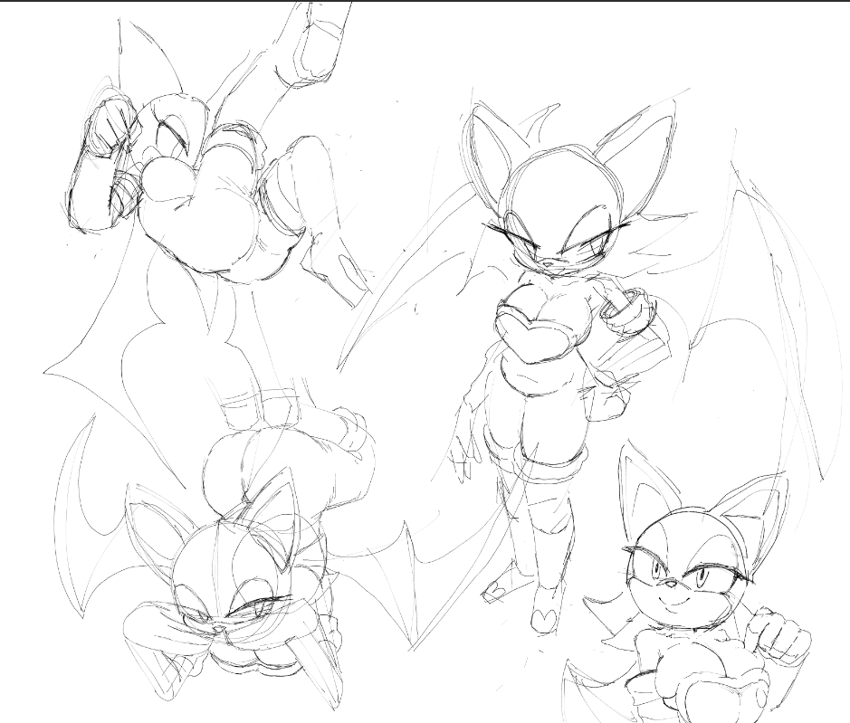 Spiraled_Pasta's tweet photo. Rouge sketches WIP

I'll make these full illustrations https://t.co/J8aG7UoszG