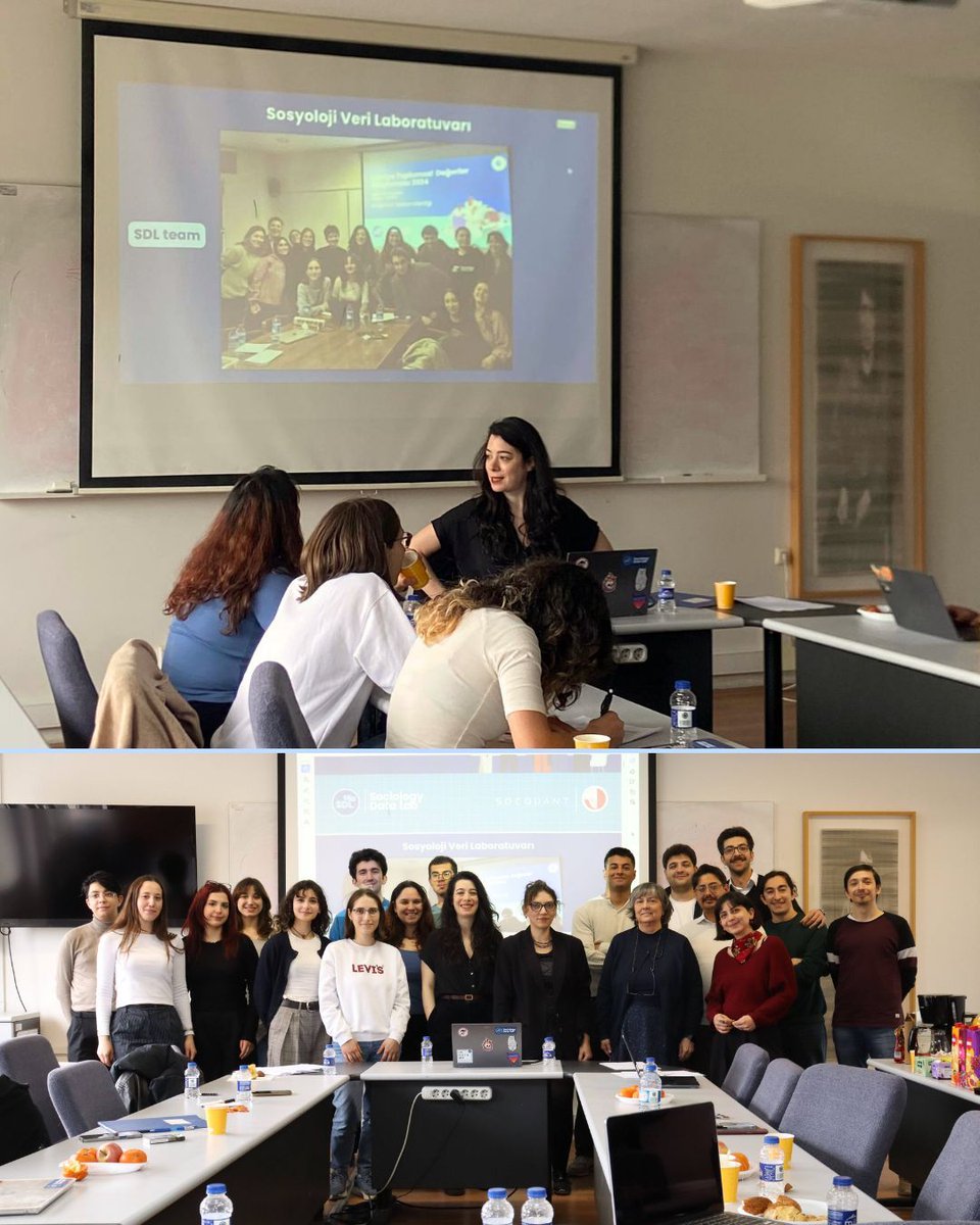 BounSDL's tweet photo. Geçtiğimiz hafta SDL ekibi olarak Türkiye Toplumsal Değerler Araştırması (TSVS) bulgularımızı Orta Doğu Teknik Üniversitesi SOCQUANT ekibiyle paylaştık ve bulgularımız ışığında ekipler arası keyifli tartışmalar yürüttük. Davetleri için SOCQUANT ekibine çok teşekkür ederiz! https://t.co/vUXBDCq9H7
