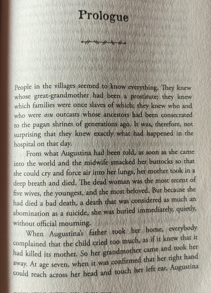 Prologues — one of the best prologues I've ever read. 

What's yours?