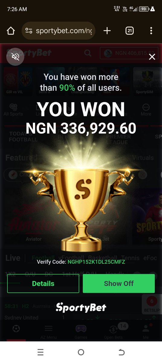 impactvision22's tweet photo. @Guruftx First time in history to win big .. thank God... https://t.co/5S0Briv6tQ