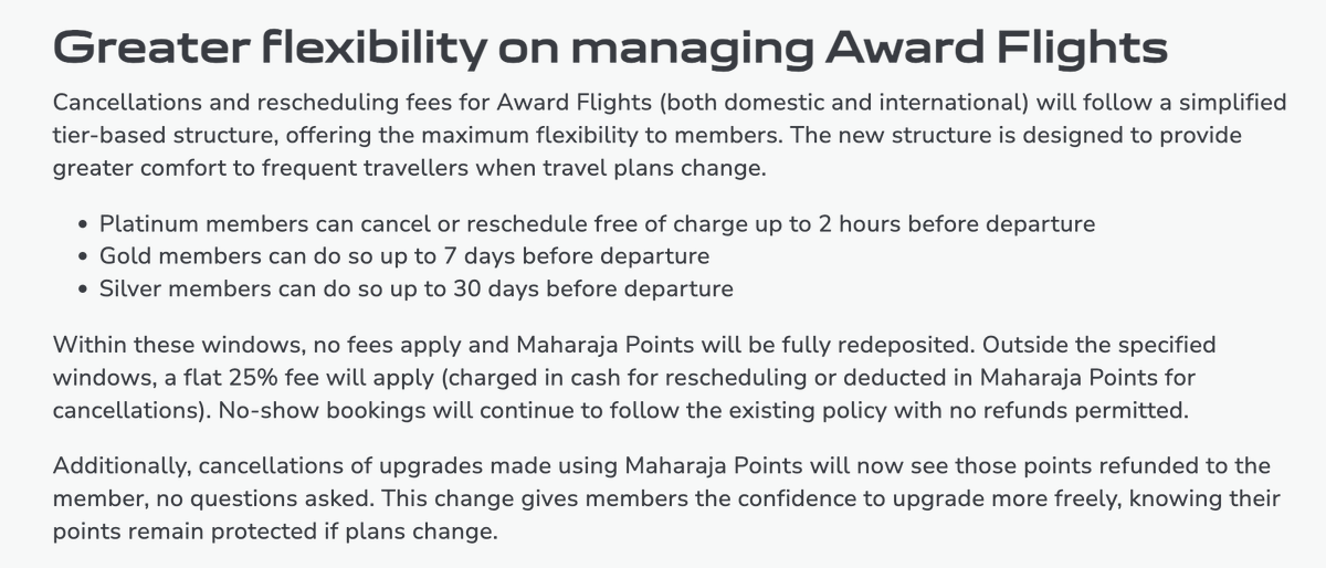nks2170's tweet photo. @airindia  Query regarding PR published on 1st April regarding Greater flexibility on managing Award Flights https://t.co/XpxVMoNm6e

Folks with Silver can cancel tickets 30 days before the departure date and 100% of both miles as well as taxes &amp; surcharge will be refunded back? https://t.co/Vo5MXJrrMV