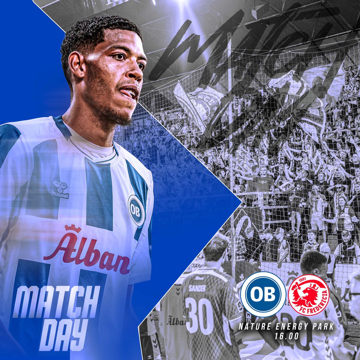 OBfrasidelinjen's tweet photo. ⚽️KAMPDAG⚽️
Vi møder i dag FC Fredericia på hjemmebane og vi har alt at spille for!
Kom så Odense. Nu skal vi have sejren hjem 💪🏼💙
#obdk #sldk #obfcf https://t.co/DBD3dGtRB7