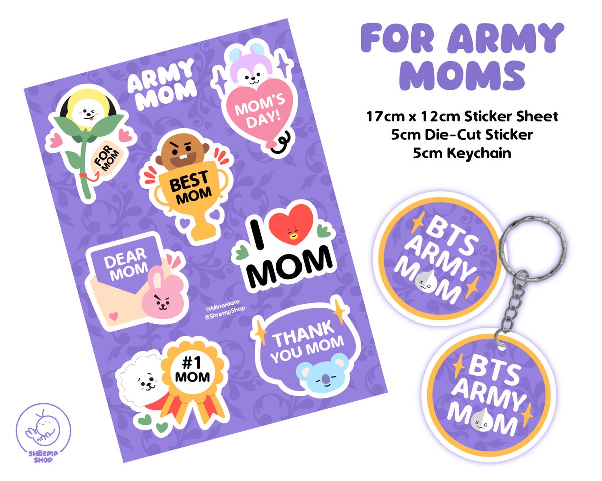I wanted simple BT21 items to gift to my mom but didn’t found any that works for me, so I made them jeje. If anyone is interested, you can get them below until the end of the week 🙌🏼