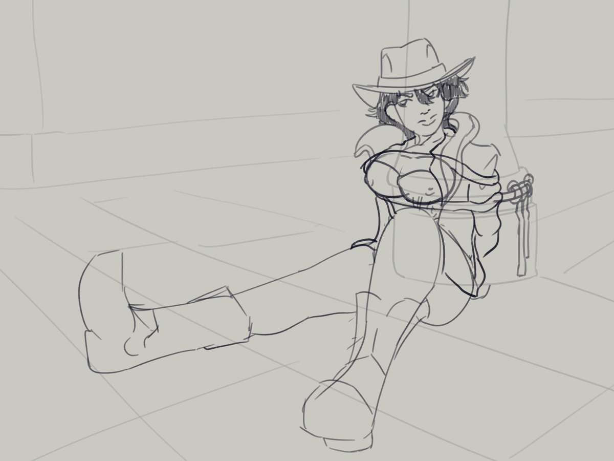 Warpzap's tweet photo. Holliday wip
#nsfw #nsfwart #deadlock #holliday #sketch https://t.co/ni7THUOHFe