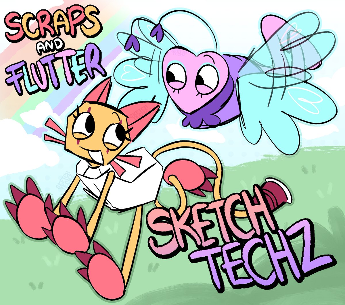 SketchTechz's tweet image. what is their ship name?
#dandysworld #scraps #flutter