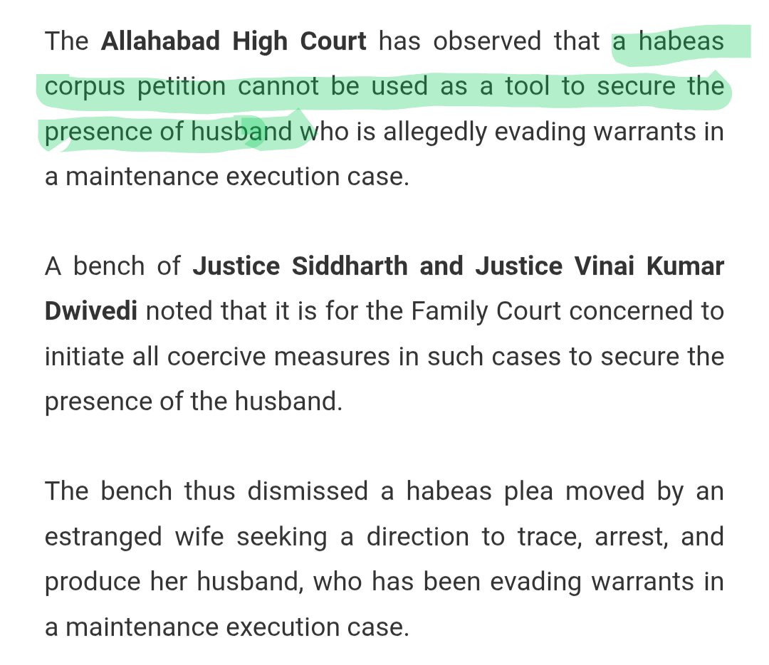 lilmastervinnzz's tweet image. This judgment exposes how women's misuse even constitutional remedies as weapons in marital litigation while crying “patriarchy”

#GenderNeutralLaws