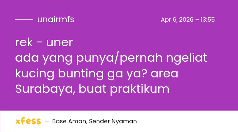 UNAIR MENFESS (SEMUA BISA KIRIM MENFESS!) tweet media