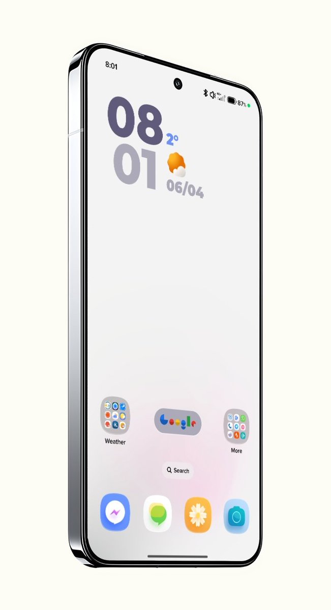 Markfern811's tweet image. Monday view 
#Poco Launcher 
Bloom #HyperOS theme
#kwgt 
#CreativeApp Mockup