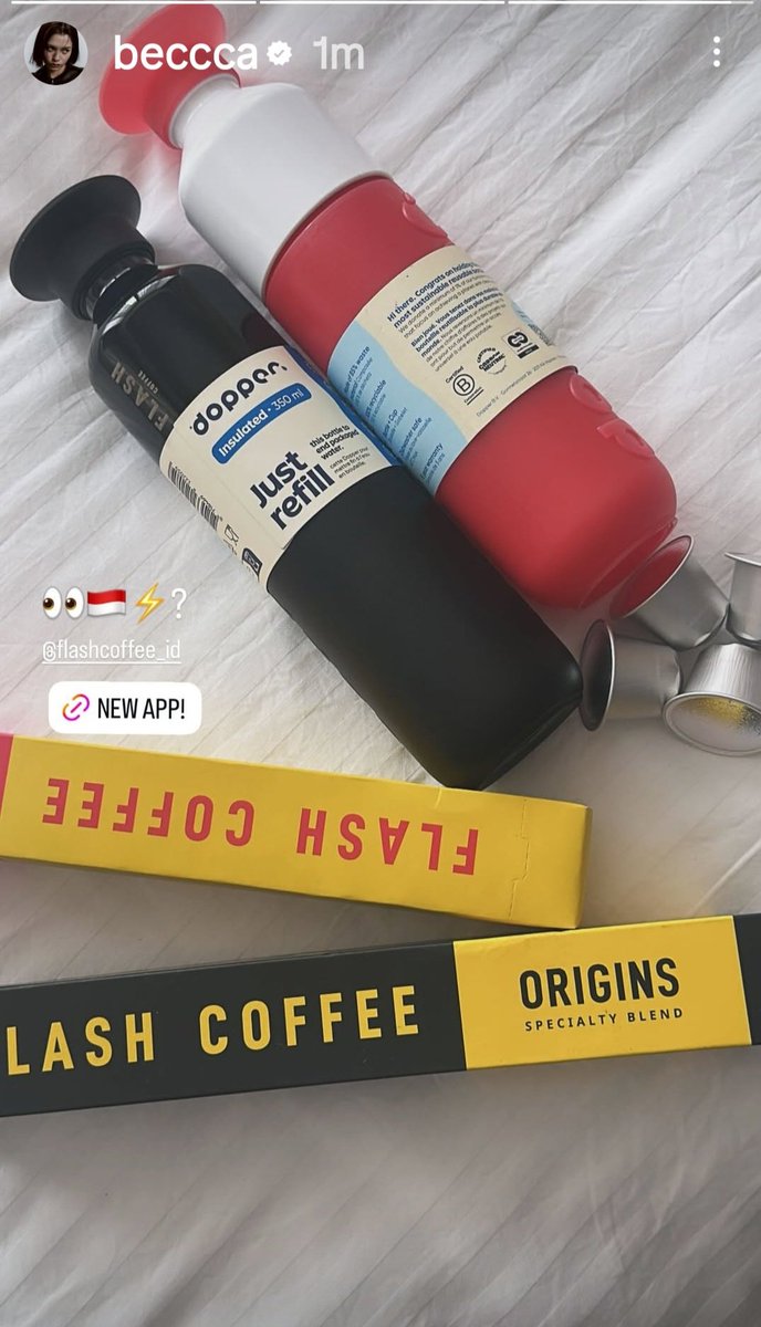 becky_support_'s tweet photo. 👀🇮🇩⚡? @flashcoffee_id
beccca IGS
#FlashCoffee
#beckysangels
#BeckyArmstrong
#BeckyEntertainment https://t.co/8ehlSyIsdq