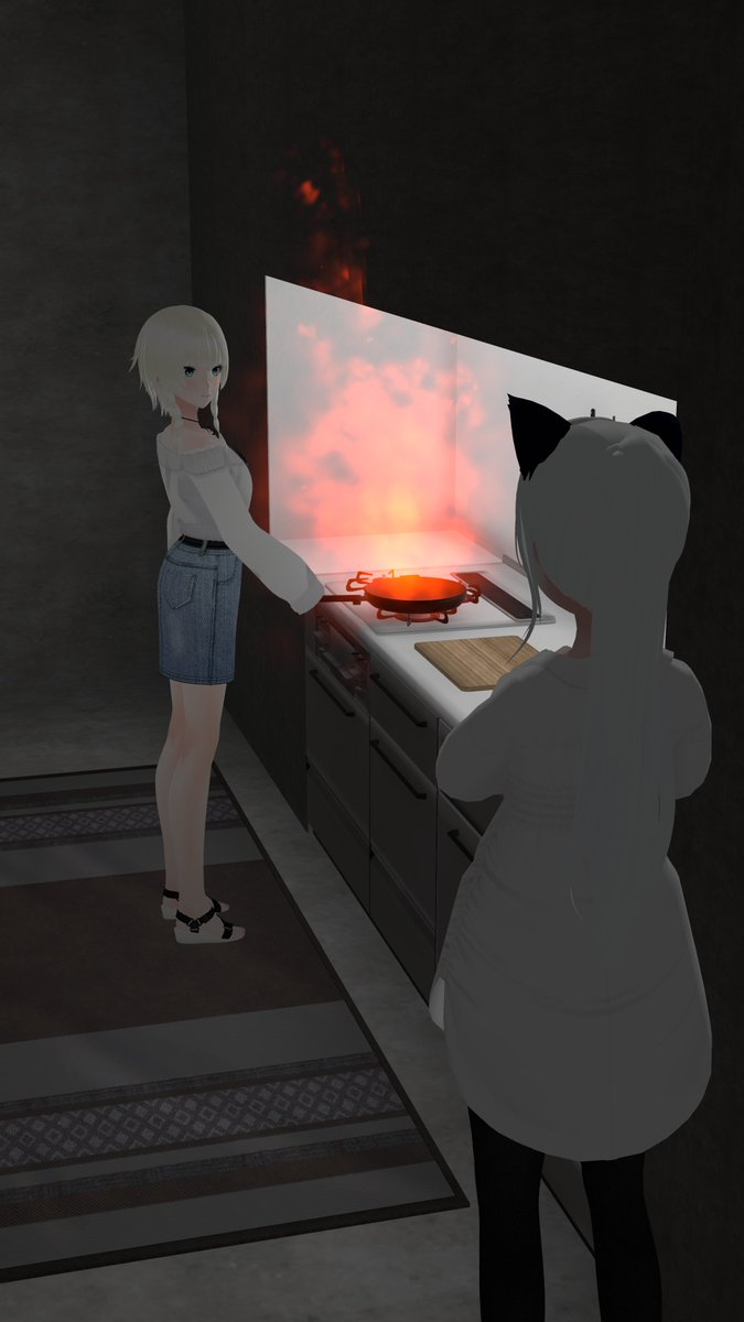 SNightcat's tweet photo. 【OC】艾拉、稜伊

#VRChat #OC #VRoid https://t.co/aOWWtekS8r