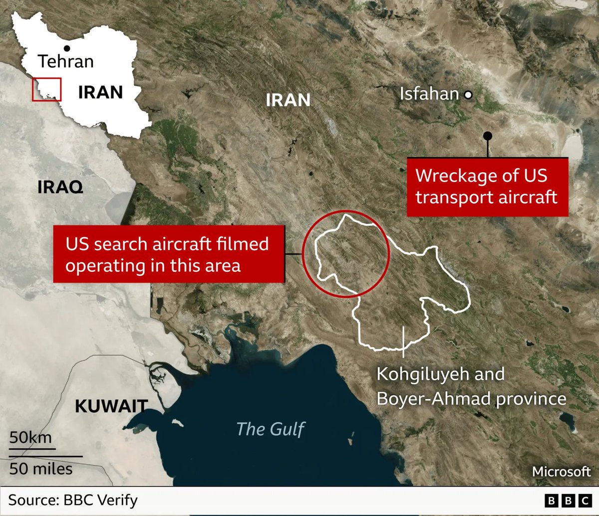President Donald Trump: „US military przeprowadziło jedną z najodważniejszych operacji poszukiwawczo-ratowniczych w historii USA”.
Amerykańska misja ratunkowa napotkała poważne trudności, zniszczeniu uległy 2 amerykańskie śmigłowce Black Hawk i samolot transportowy C-130.