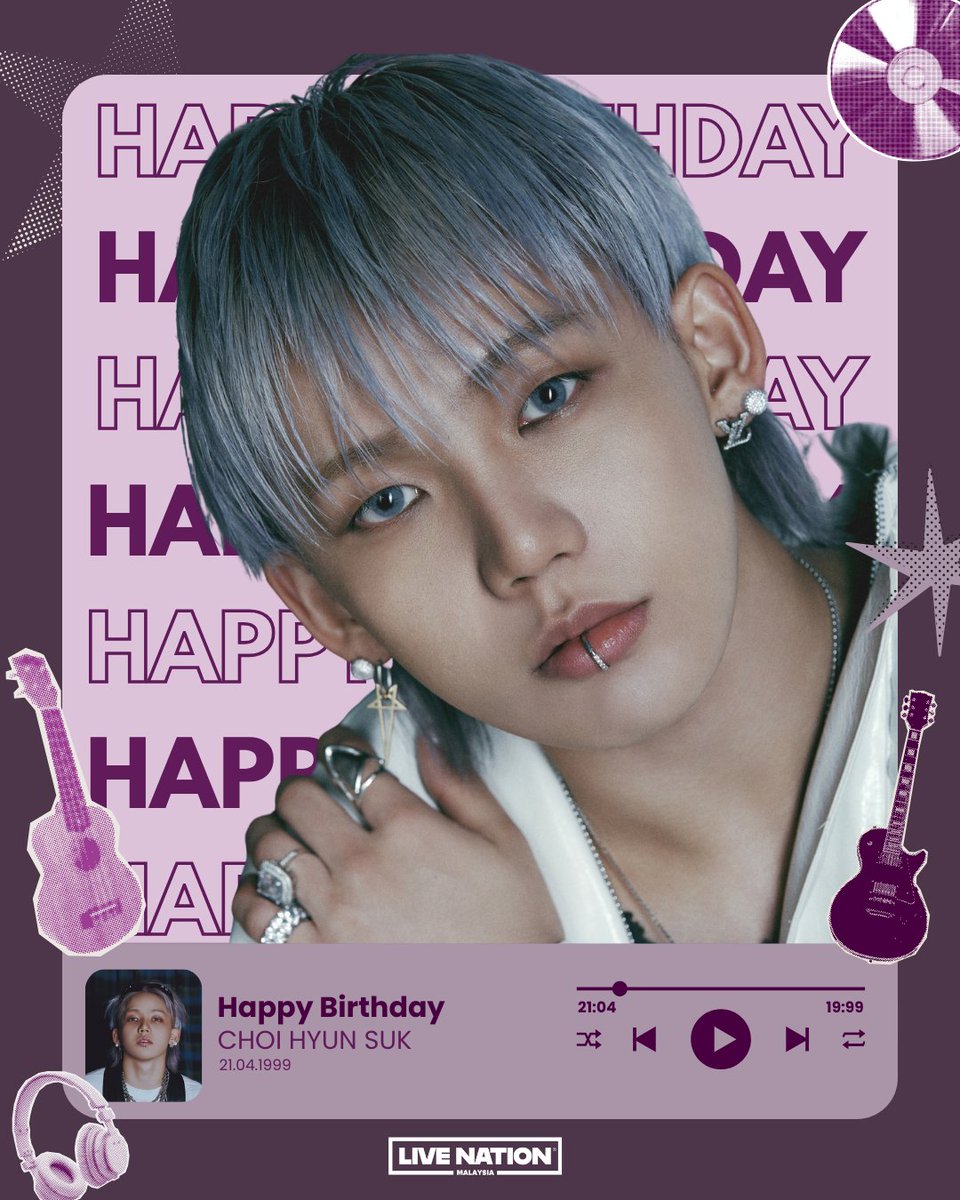 Happy Birthday, Choi Hyun Suk 🎂

Get ready for his energy to take over KL this May! 🎟️ Secure your tickets at golive-asia.com now ✨

𝟮𝟬𝟮𝟱-𝟮𝟲 𝗧𝗥𝗘𝗔𝗦𝗨𝗥𝗘 𝗧𝗢𝗨𝗥 [𝗣𝗨𝗟𝗦𝗘 𝗢𝗡] 𝗜𝗡 𝗞𝗨𝗔𝗟𝗔 𝗟𝗨𝗠𝗣𝗨𝗥
📅 30 May 2026 (SAT), 5pm
📍Axiata Arena
🎫: