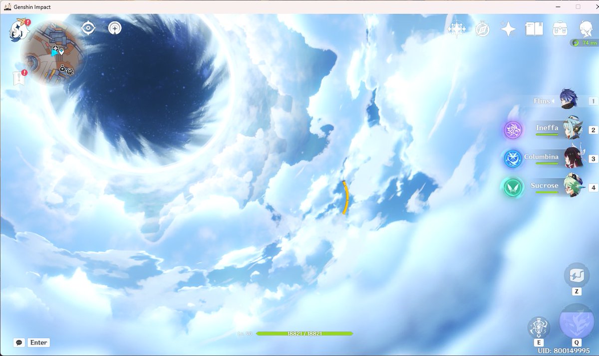 This is cursed, my game wants me to go to Celestia;;
#GenshinImpact