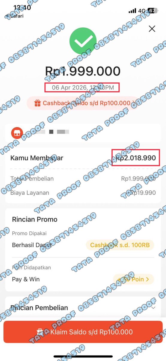 Testi Gestun 5 &amp; 6 Apr 2026 — ★

— spaylater, gopaylater/gopaycicil, ovopaylater, danacicil
— kredivo, jenius, yupcard, allobank, credinex
— akulaku, lazada, tiktok, indodana
— credit card mandiri, bca
— dll

Contact:
📩 wa.me/6285871454519
📩 t.me/jadeta 110