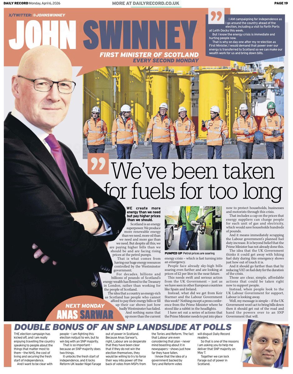 John Swinney tweet media