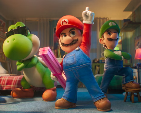 SalTeaTweets's tweet photo. Saw the Mario Movie yesterday as a piece of cinema its uh quite not amazing...as a MARIO fan yeah I sat down and pointed at the funny wahoo man and enjoyed myself like the man child I am Yoshi was my favourite part but like no shit https://t.co/5KUXFMRWu0