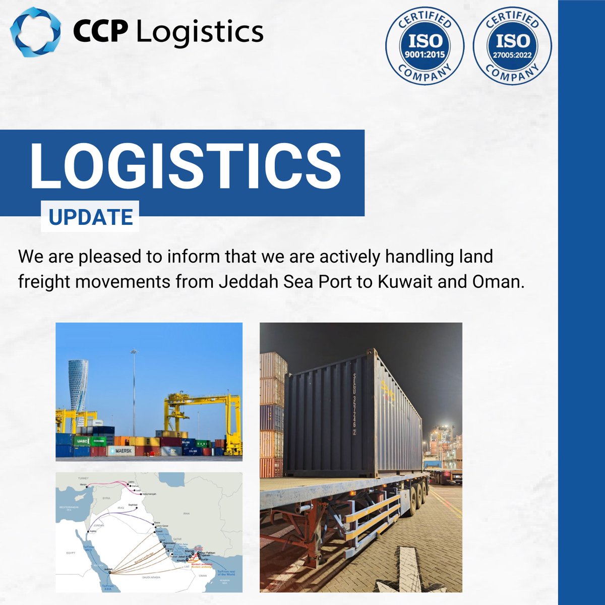 CCP Logistics tweet media