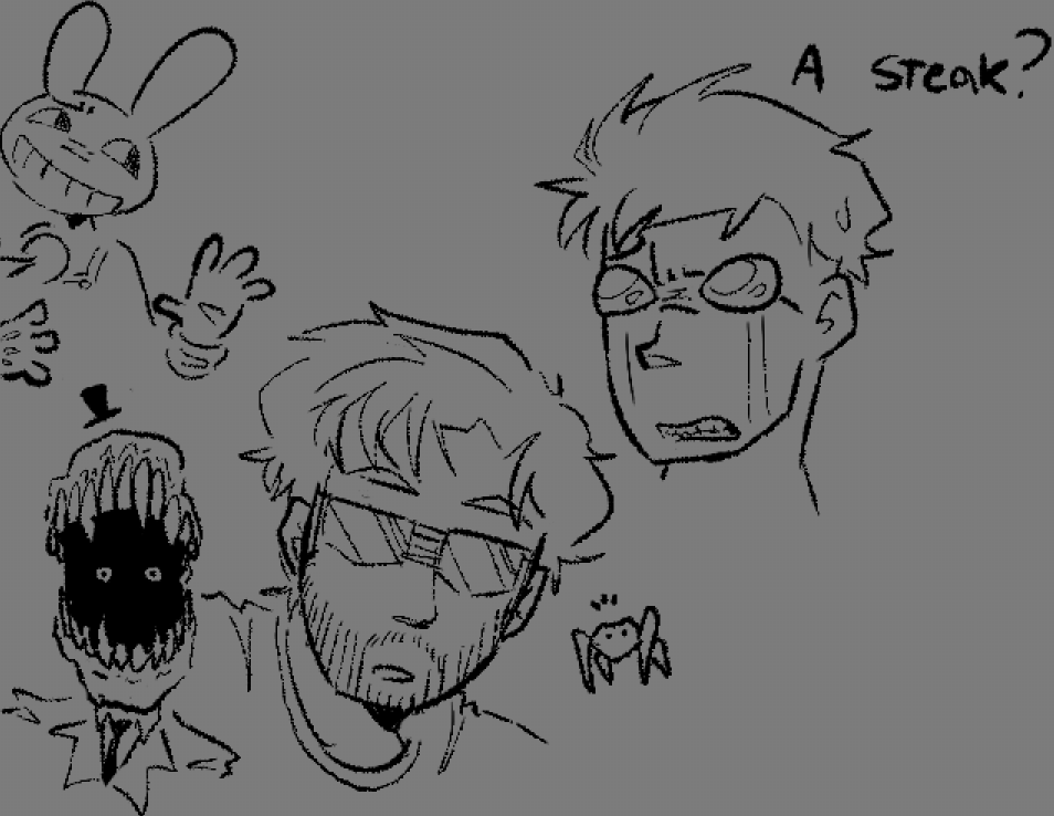 haven't drawn in a while so here is some bullshit to fill up
