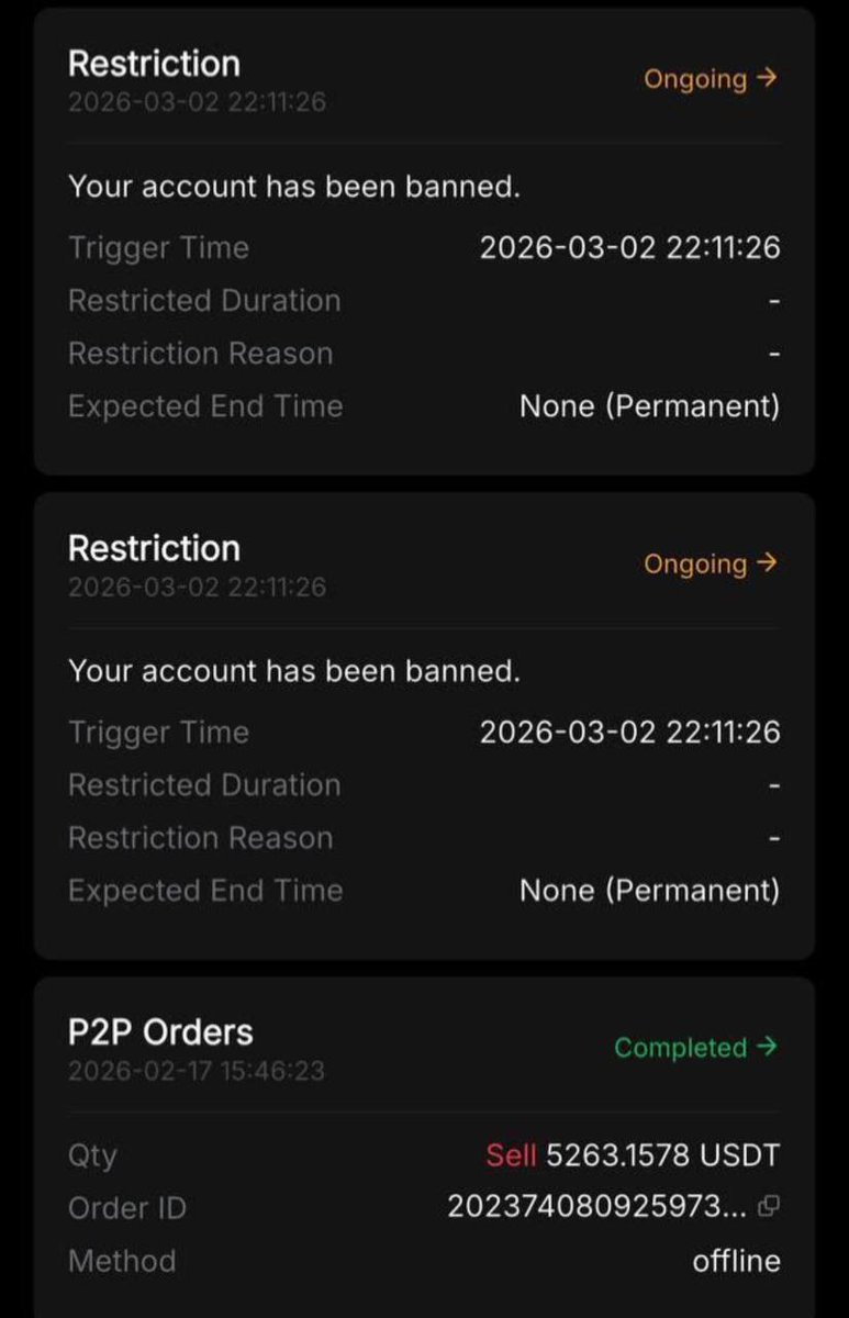 xgram_io's tweet photo. ⛔ These kinds of news keep appearing again and again…

Users are reporting account freezes on Bybit.

Even experienced traders are affected, with frozen amounts reaching up to 500,000 USDT.

That’s why more and more users are turning to risk-free alternatives.

Use Xgram and avoid situations like this.

🔀 EXCHANGE 24/7: https://t.co/2VNaovyAQR