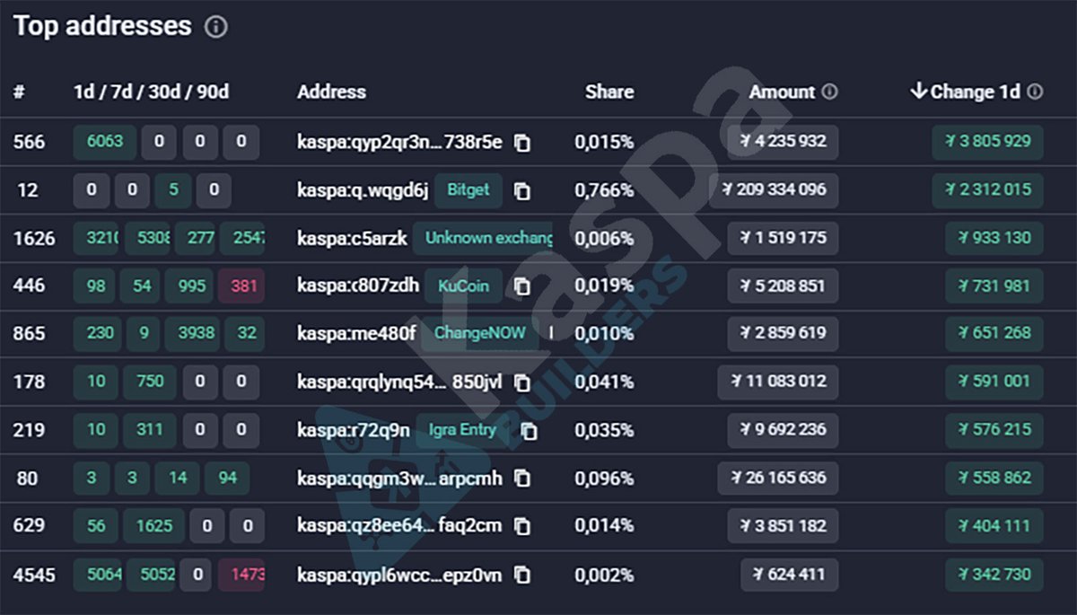 Kaspa Builders tweet media