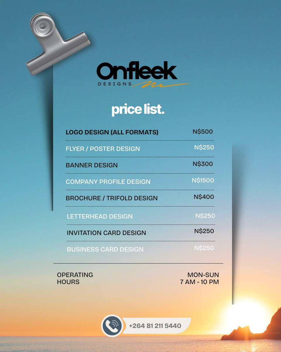 Efficient, Clean &amp; Affordable 📌 
+264812115440

Please retweet 🙏🏽