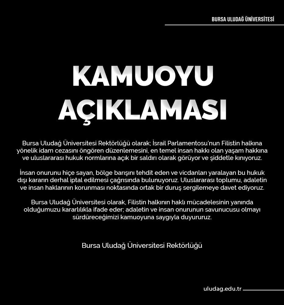 Bursa Uludağ Üniversitesi tweet media