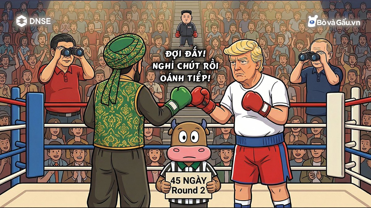 Mỹ và Iran đang bàn về thoả thuận n.gừng b.ắn 45 ngày!

Sao lại nghe kịch bản quen quen, ngừng  bắn "su. ng" mà thả bút chì cho nhau🤣