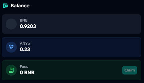 AnyMarkets includes a points system designed to reward active users.

Farm points through your activity on the platform and position yourself for a potential future token airdrop.

Start early. Stack more.