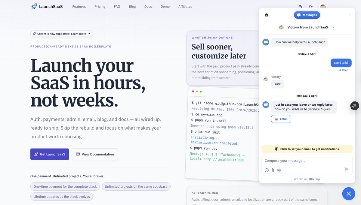 victorymakes's tweet photo. Adding a live chat to your SaaS is so easy! https://t.co/773QeY1sk1