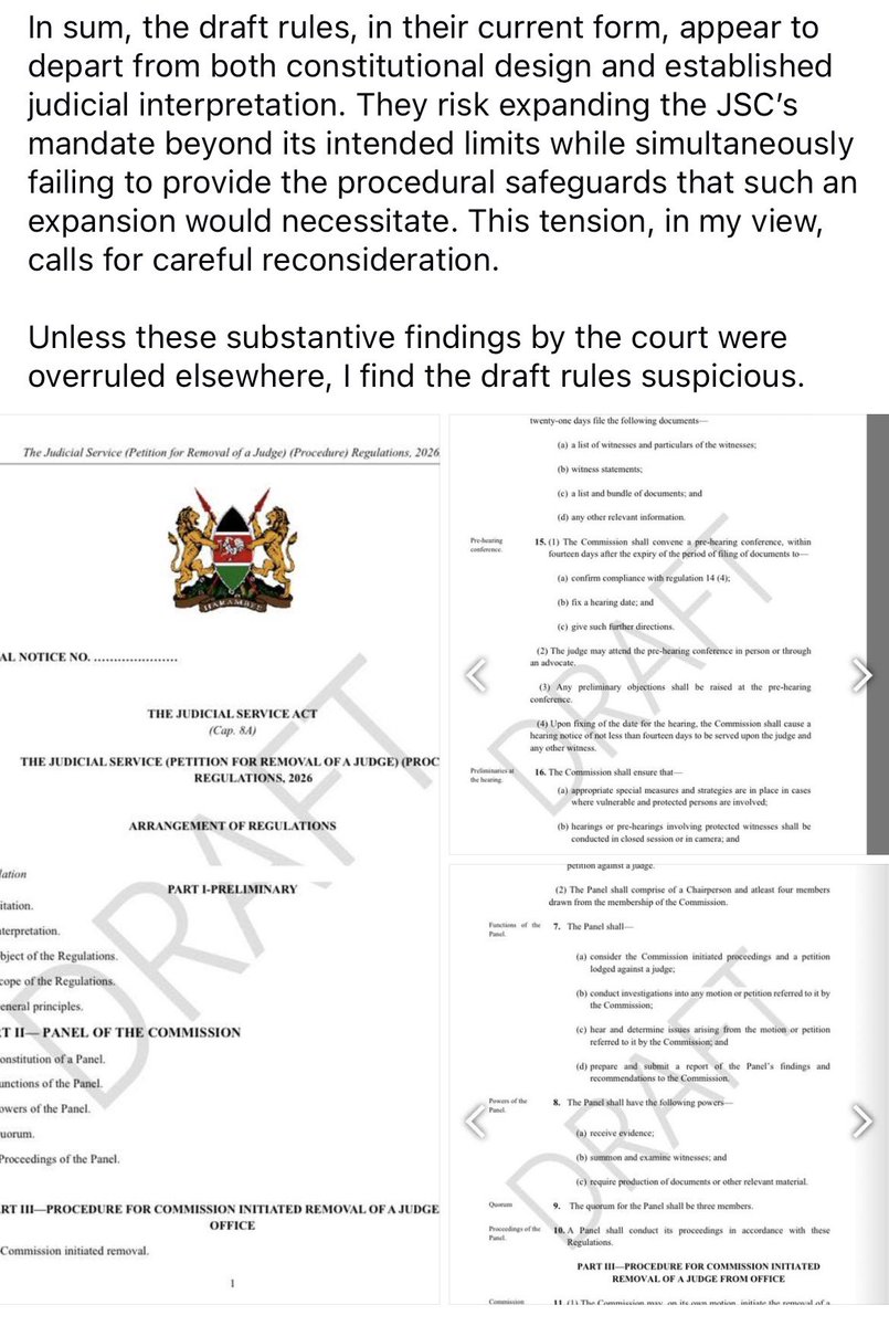 The Draft JSC rules maybe unconstitutional. Here is my full commentary.