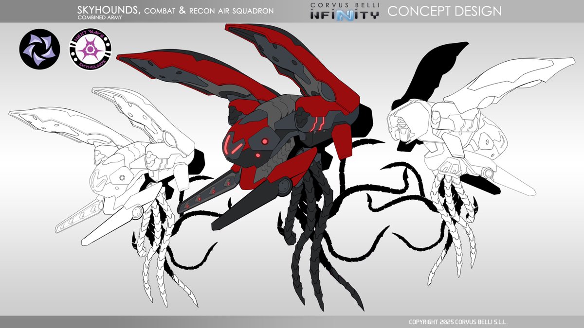 Concept, lore and more about the Skyhounds in our blog!
corvusbelli.com/en/press-room/…