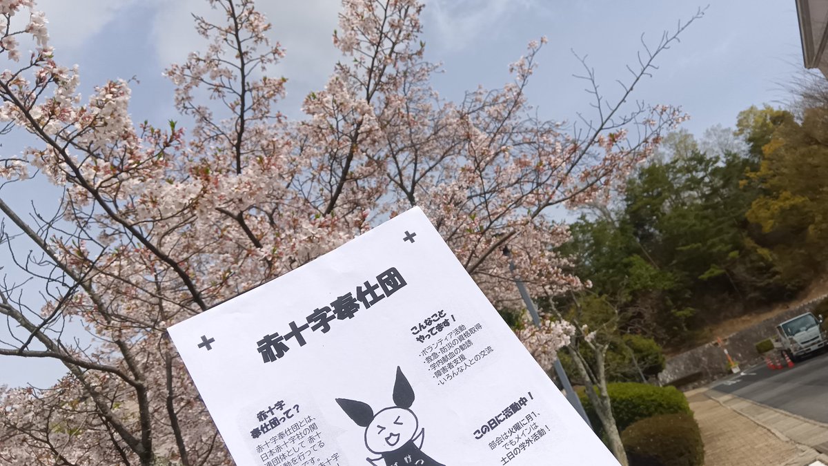 NU_redcross's tweet photo. これにて新歓無事終了しました！
新歓は終わりましたが、入部希望はいつでも誰でも何処でも大歓迎！
一緒に色々と新しいことをしていきましょう！

#奈良大学
#赤十字
#サークル https://t.co/hzW23mL3Yi