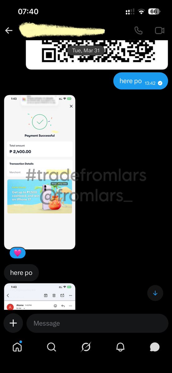 lars 🐈⬛ spaylater ggives gcredit atome tweet media