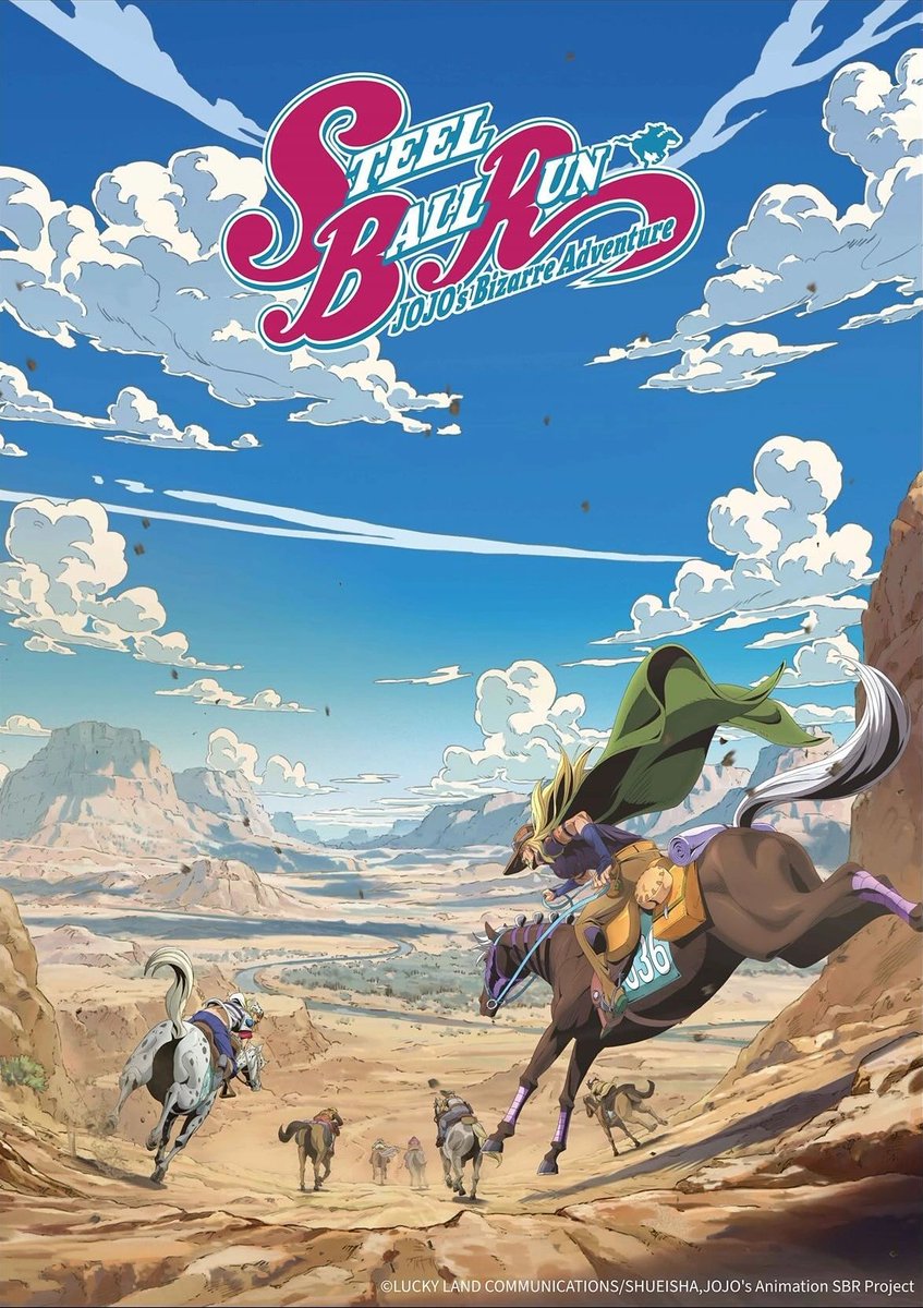 AniTVOfficial's tweet image. NETFLIX RESPONDS on 'JoJo's Bizarre Adventure Part 7: Steel Ball Run':

"The Series is Currently IN PRODUCTION, We are planning a split‑cour release across the entire run of episodes. The next cour (2nd STAGE) will begin streaming in fall 2026 on Netflix"