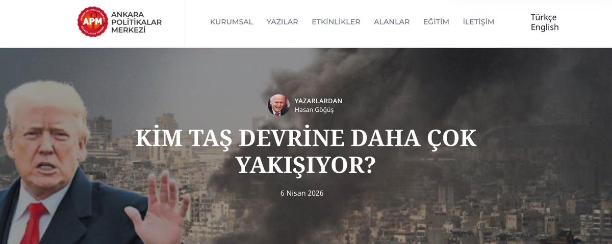 Ankara Politikalar Merkezi tweet media